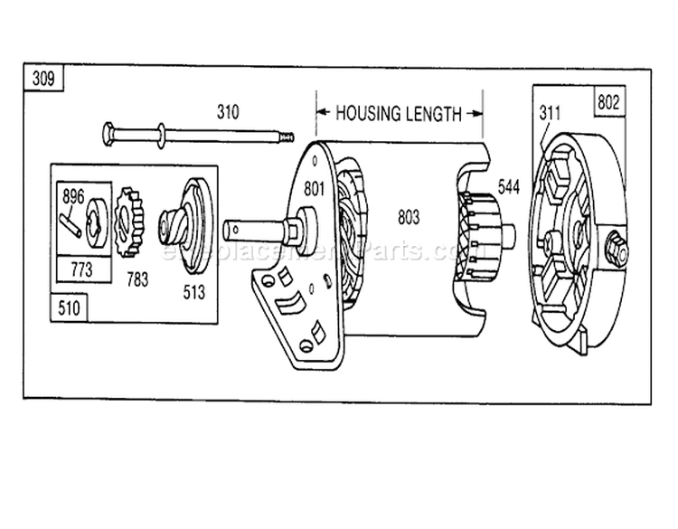 Engine Diagram and Parts List for 57357 4000001-4999999 - 1984 Toro Lawn Tractor