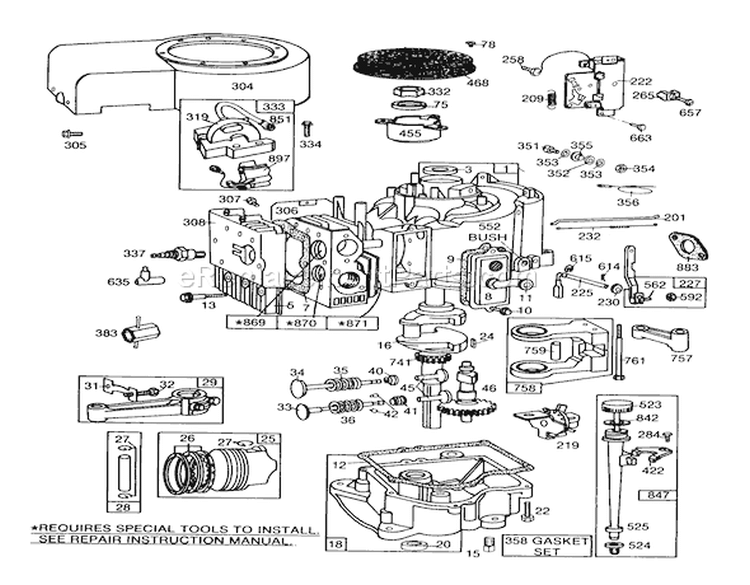 Page K Diagram and Parts List for 57357 5000001-5999999 - 1985 Toro Lawn Tractor
