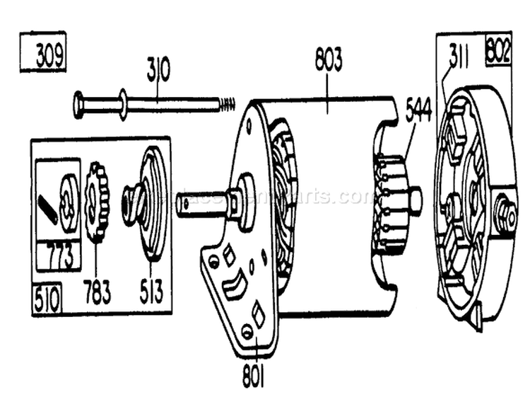 Page I Diagram and Parts List for 57300 1000001-1999999 - 1981 Toro Lawn Tractor