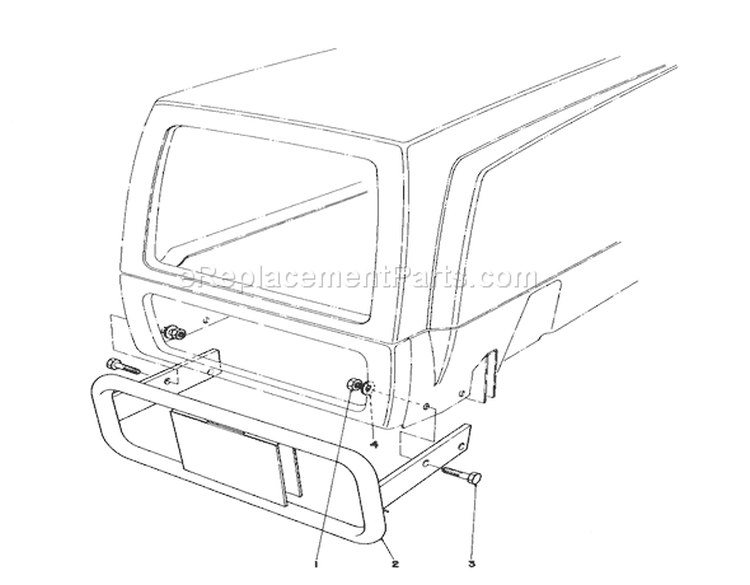 Page O Diagram and Parts List for 57360 2000001-2999999 - 1982 Toro Lawn Tractor