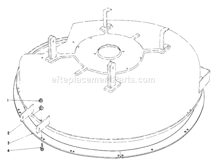 Wet Grass Bagging Kit No. 38-5730 (optional) Diagram and Parts List for 57360 3000001-3999999 - 1983 Toro Lawn Tractor