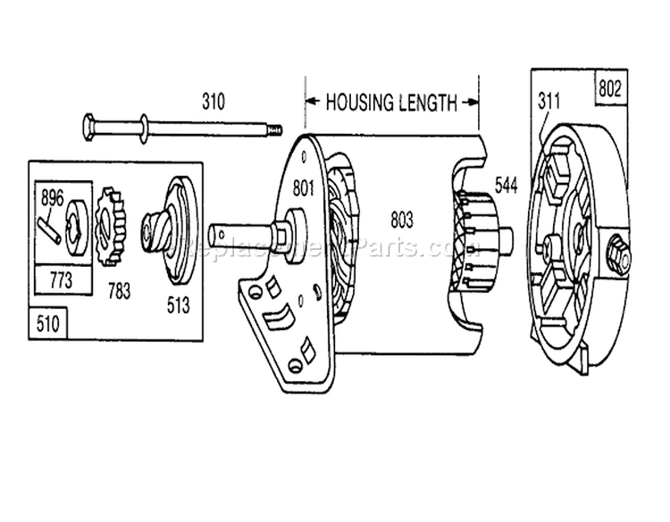Page E Diagram and Parts List for 57300 4000001-4999999 - 1984 Toro Lawn Tractor