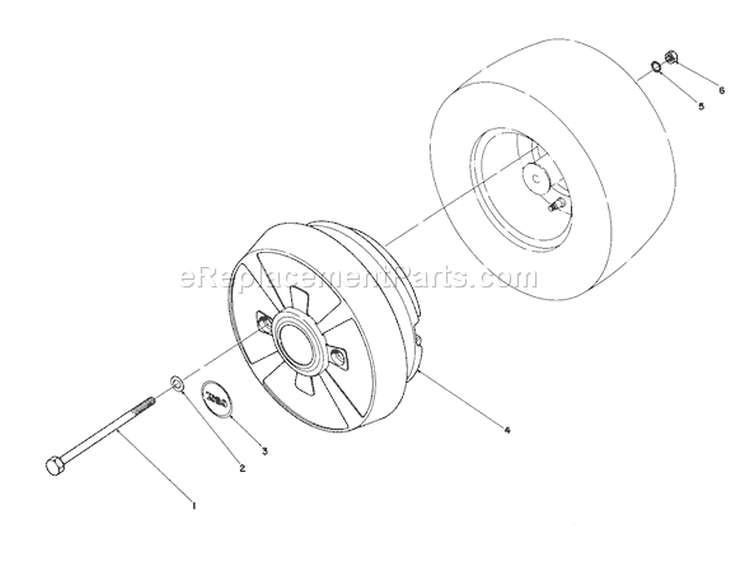 Wheel Weight Kit Model No. 59159 (optional) Diagram and Parts List for 57365 7000001-7999999 - 1987 Toro Lawn Tractor