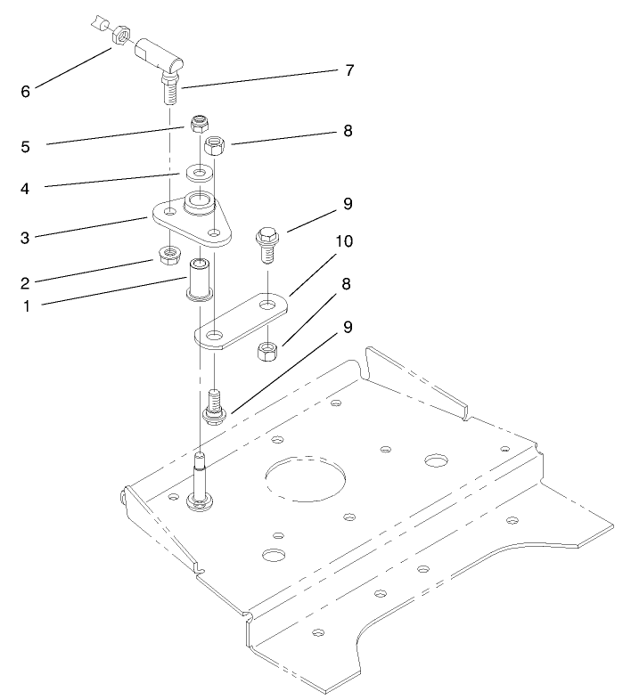 Front Smart Turn Assembly Diagram and Parts List for 73561 9900001 - 9999999 Toro Lawn Tractor