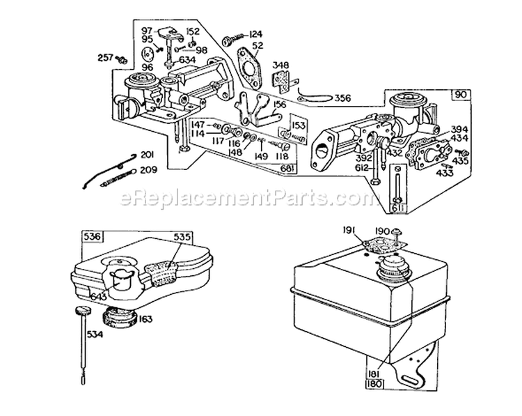 Page F Diagram and Parts List for 58050 3000001-3999999 - 1983 Toro Tiller