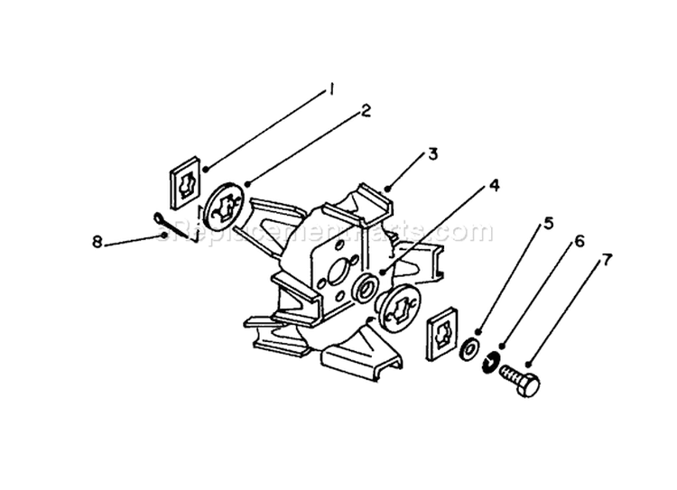 Steel Wheels Diagram and Parts List for 58050 3000001-3999999 - 1983 Toro Tiller