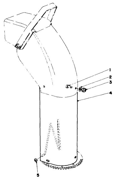 Chute Extension Kit 26-1100 Diagram and Parts List for 30573 90001 - 99999 Toro Snow Blower