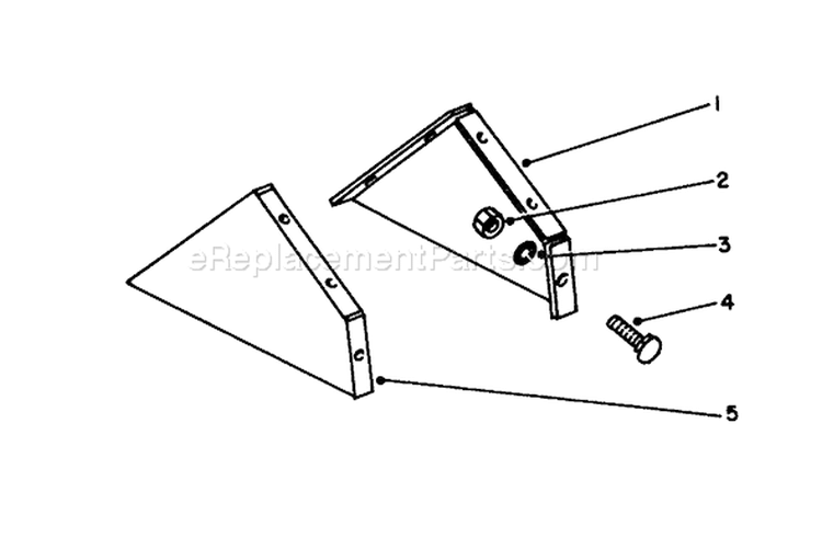 Tine Shields Diagram and Parts List for 58160 3000001-3999999 - 1983 Toro Tiller