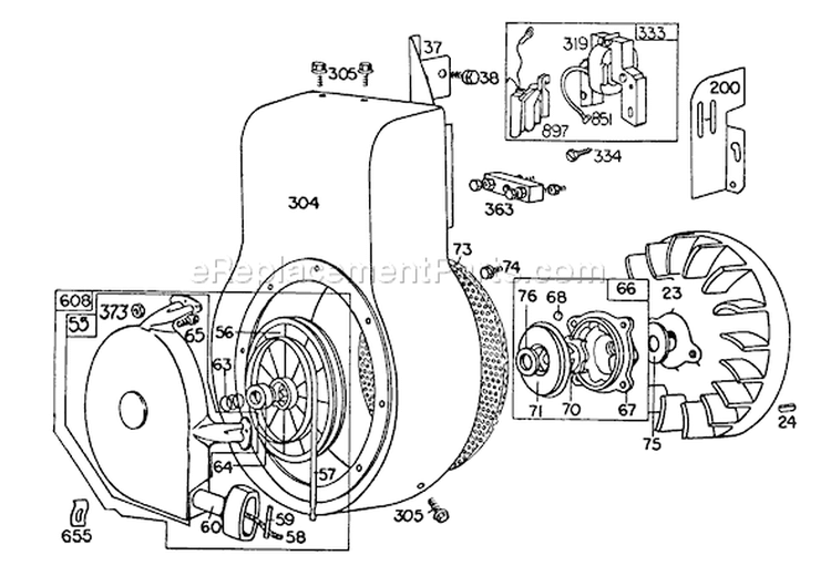 Page G Diagram and Parts List for 58170 3000001-3999999 - 1983 Toro Tiller
