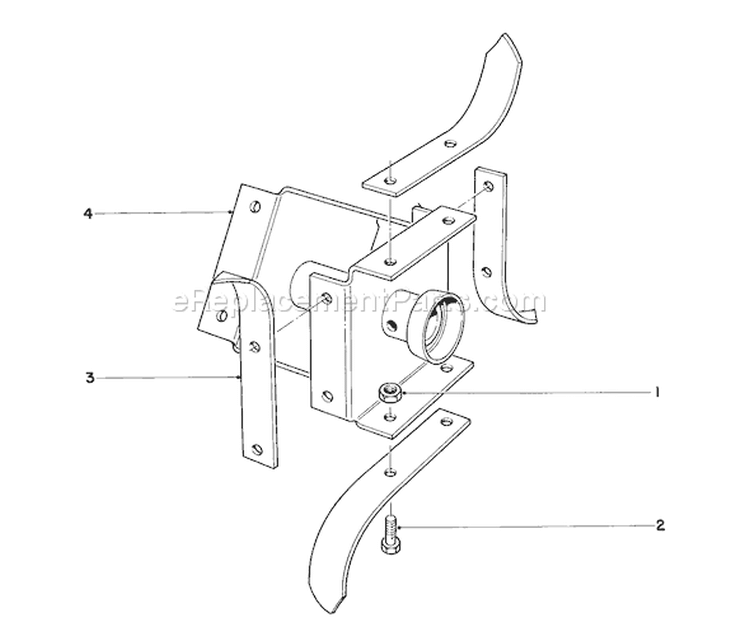 Pick Tine Kit Model No. 17-8200 (optional) Diagram and Parts List for 58237 3000001-3999999 - 1983 Toro Tiller