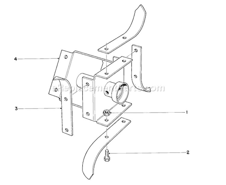 Pick Tine Kit Model No. 17-8200 (optional) Diagram and Parts List for 58226 9000001-9999999 - 1979 Toro Tiller