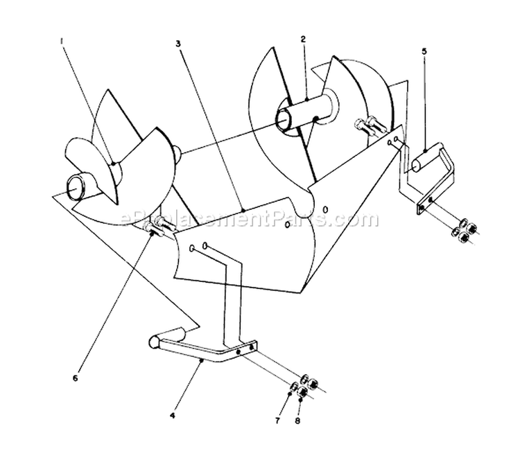 Page I Diagram and Parts List for 58226 9000001-9999999 - 1979 Toro Tiller