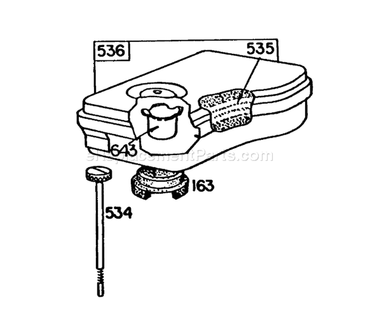 Page G Diagram and Parts List for 58336 2000001-2999999 - 1982 Toro Tiller