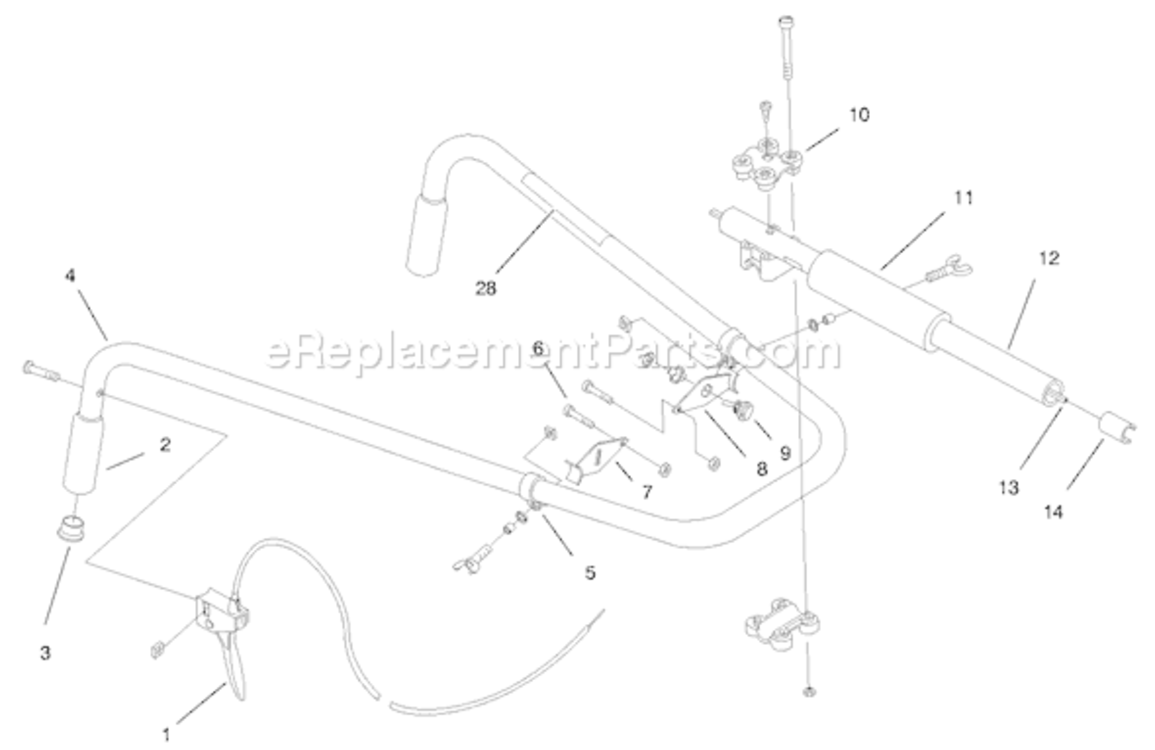 Page C Diagram and Parts List for 58356 79000001-799999991997 Toro Tiller