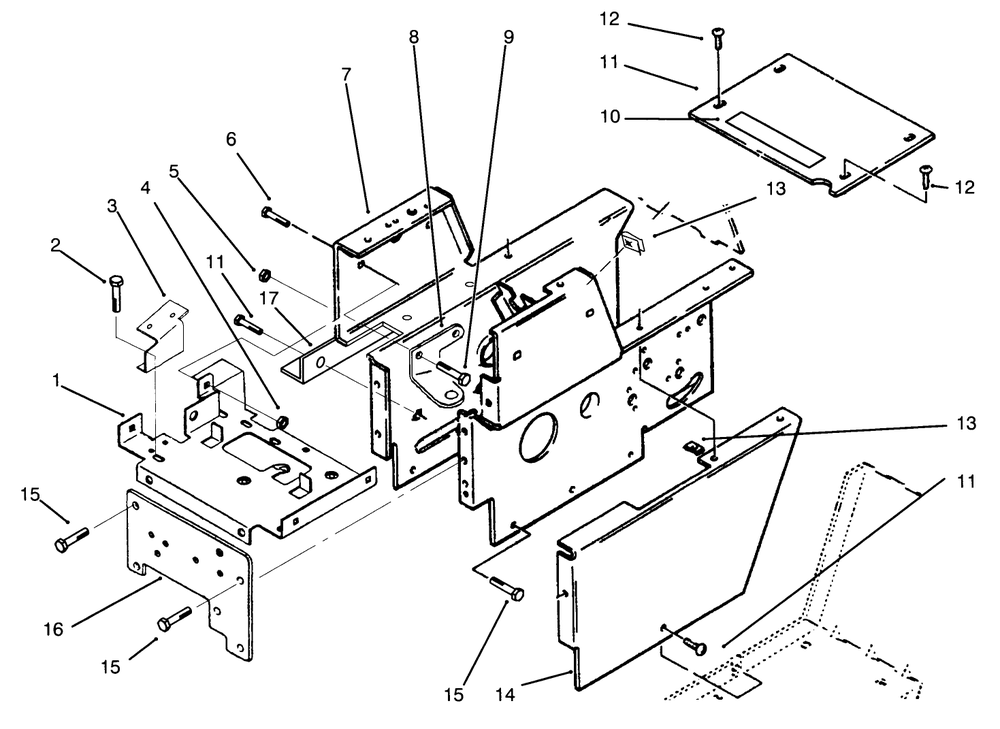 Hood Stand And Supports Diagram and Parts List for 73401 4900001 - 4999999 Toro Lawn Tractor