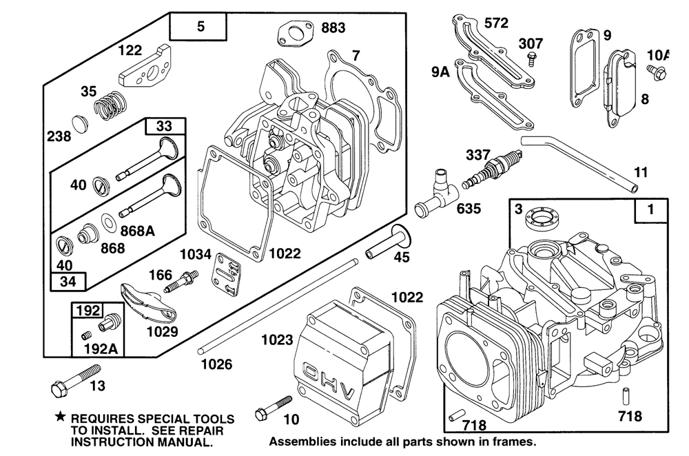 Engine Gts 150 Diagram and Parts List for 20820BC 5900001 - 5999999 Toro Lawn Mower