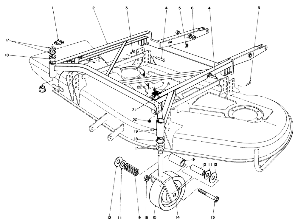 Cutting Unit Model No. 30555 (Continued) Diagram and Parts List for 30555 5000001 - 5999999 Toro Lawn Mower