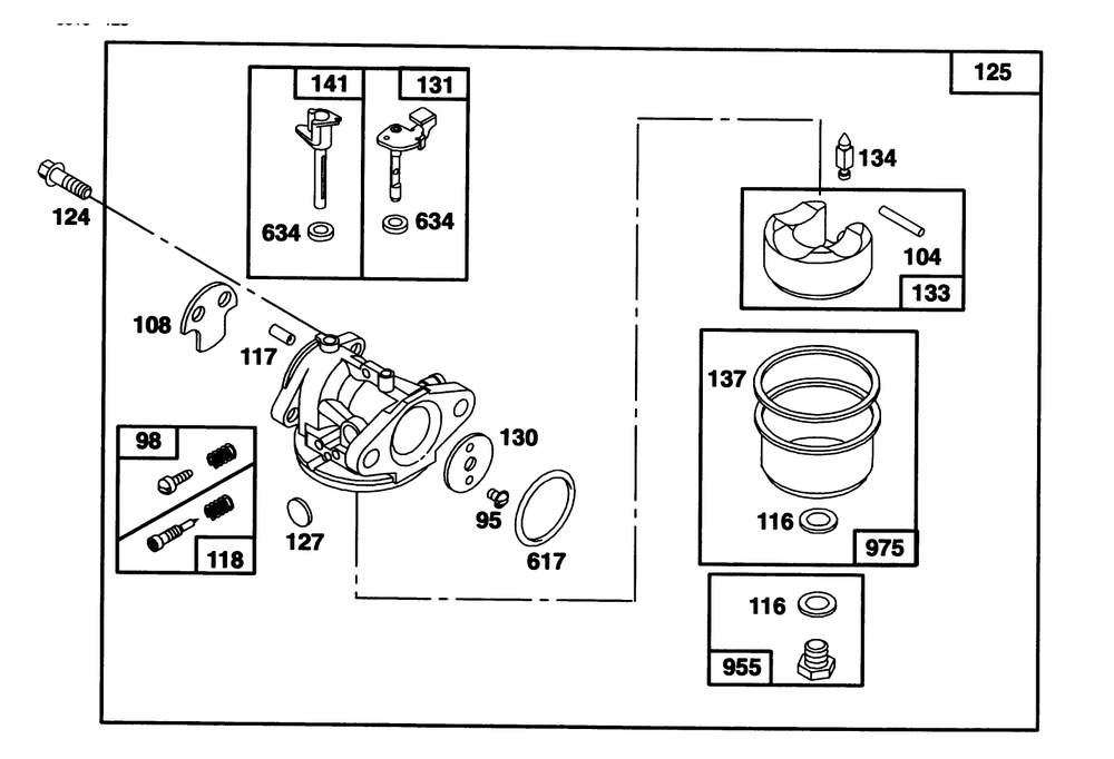 Engine Briggs & Stratton Model 122702-0182-01 Diagram and Parts List for 20902B 3900001 - 3999999 Toro Lawn Mower