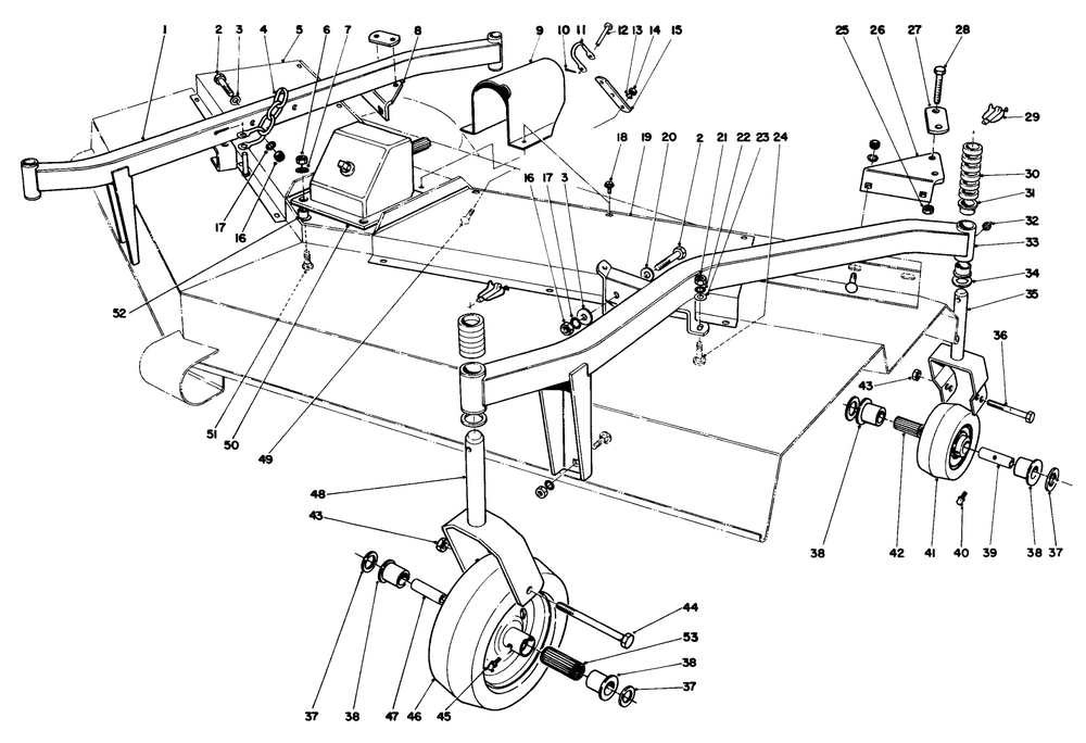 Cutting Unit Model 30721 (Continued) Diagram and Parts List for 30721 80001 - 89999 Toro Lawn Mower