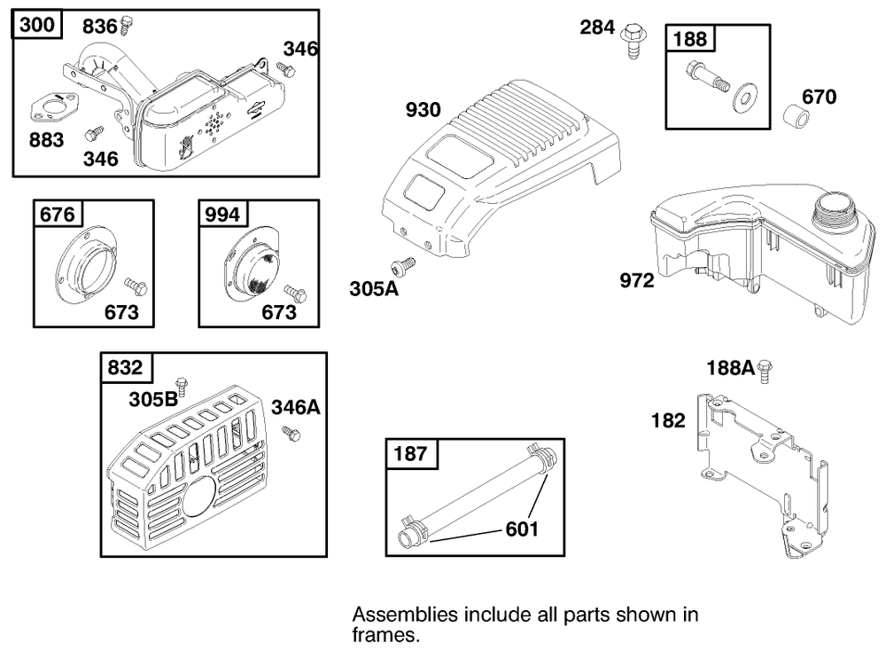 Engine Gts 200 Diagram and Parts List for 20824 8900001 - 8999999 Toro Lawn Mower