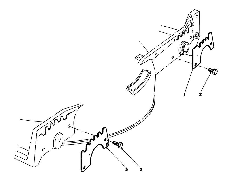 Wear Plate Kit No. 49-4080 (Optional) Diagram and Parts List for 20627C 6000001 - 6999999 Toro Lawn Mower