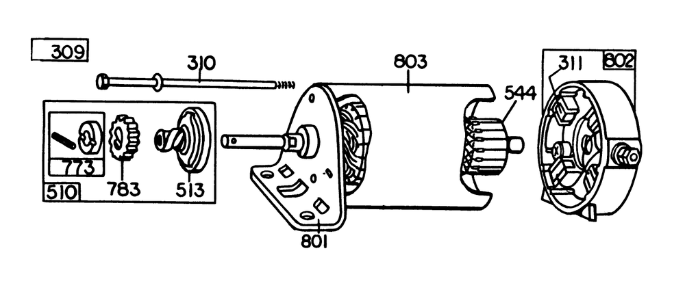 Briggs & Stratton Model 252707-0177-01 (Model 57360) Diagram and Parts List for 57360 0000001 - 0999999 Toro Lawn Tractor