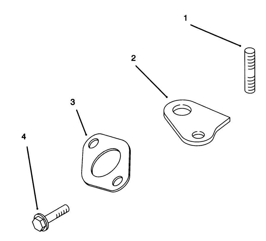 Exhaust Diagram and Parts List for 72043 6900001 - 6999999 Toro Lawn Tractor
