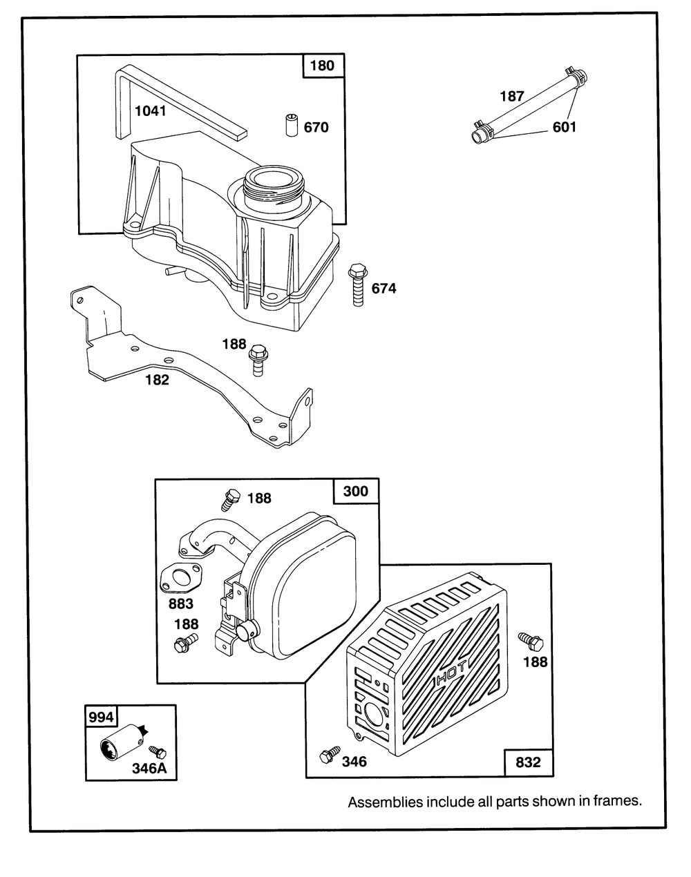Engine Gts-150 Diagram and Parts List for 26631BC 5900001 - 5999999 Toro Lawn Mower