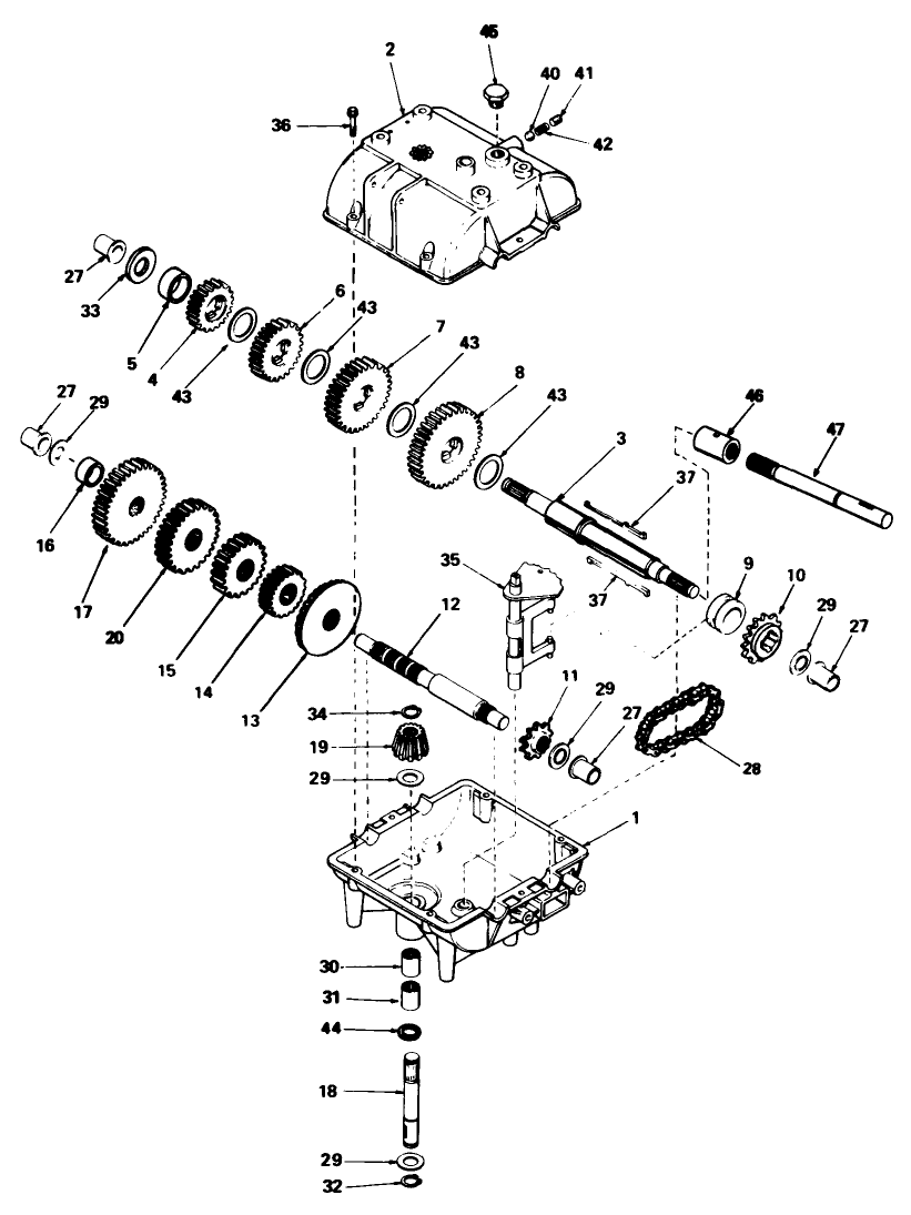 Peerless Transmission Model 787 Diagram and Parts List for 30103 9000001 - 9999999 Toro Lawn Tractor Accessories
