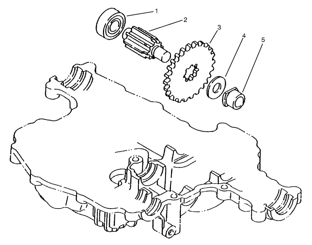 Final Pinion Diagram and Parts List for 72064 8900600 - 8999999 Toro Lawn Tractor