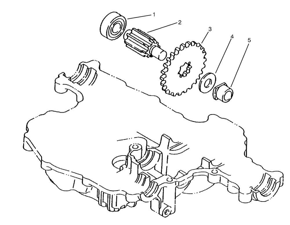 Final Pinion Diagram and Parts List for 72102 8900001 - 8900399 Toro Lawn Tractor