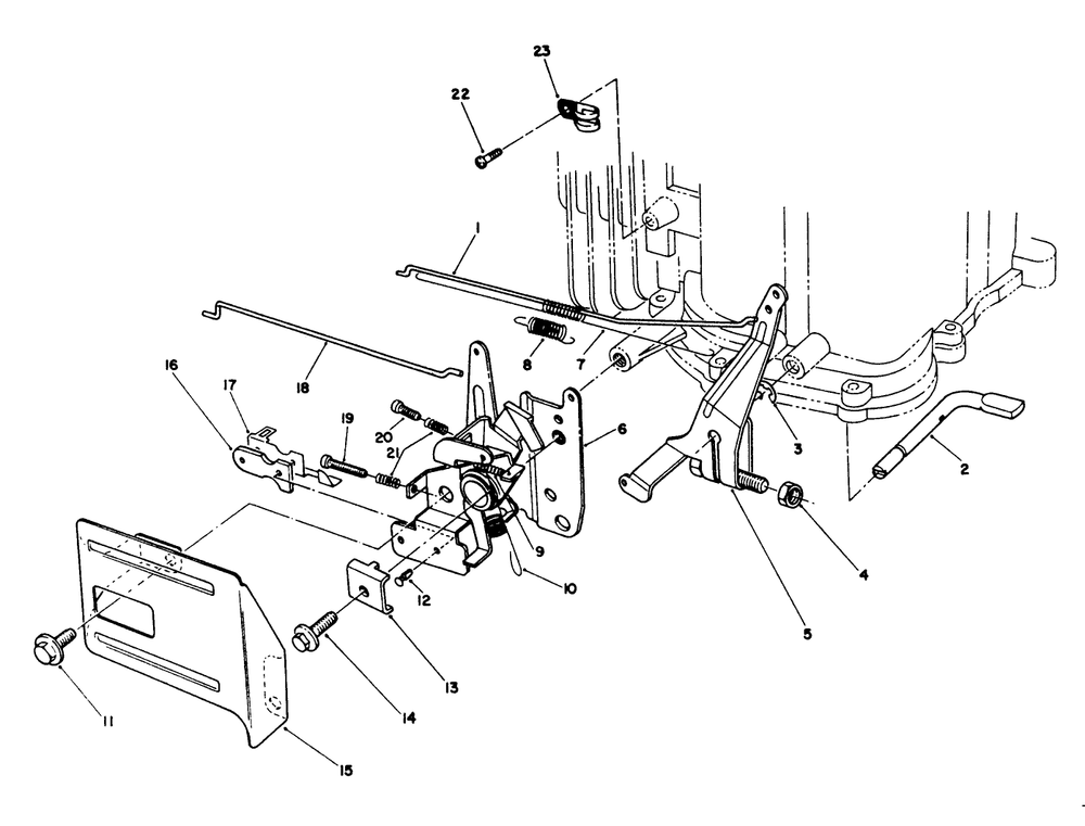 Governor Assembly (Model No. Vmk9-2) Diagram and Parts List for 20622 0003102 - 0999999 Toro Lawn Mower