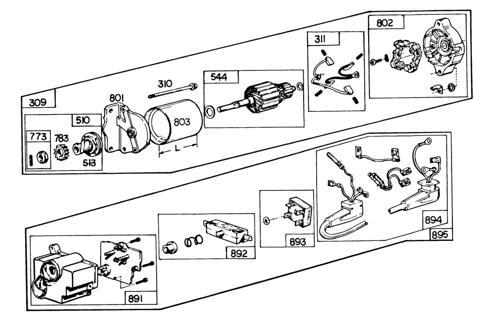 Starter Motor Kit Modle No. 37-4630 (Opitional) Diagram and Parts List for 38150 3000001 - 3999999 Toro Snow Blower