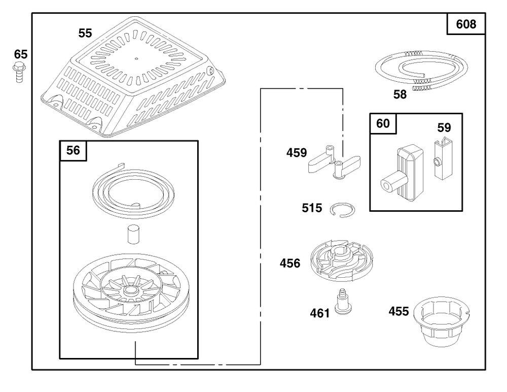 Engine Gts 150 Diagram and Parts List for 20464 6900001 - 6999999 Toro Lawn Mower
