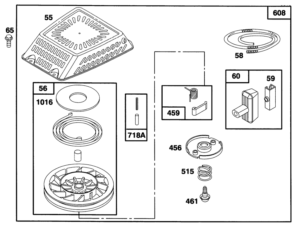 Engine Gts 150 Diagram and Parts List for 26632B 6900001 - 6999999 Toro Lawn Mower