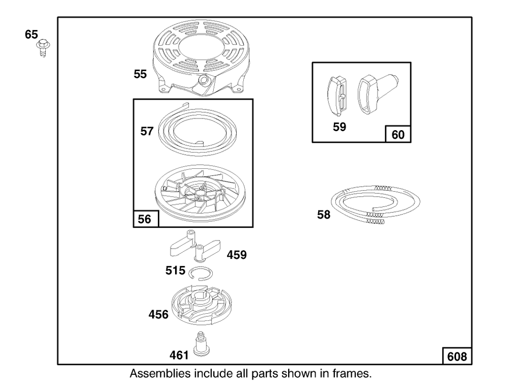 Engine Gts-150 Diagram and Parts List for 26636 7900001 - 7999999 Toro Lawn Mower