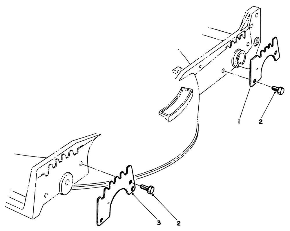 Wear Plate Kit No. 49-4080 (Optional) Diagram and Parts List for 20692C 8000001 - 8999999 Toro Lawn Mower