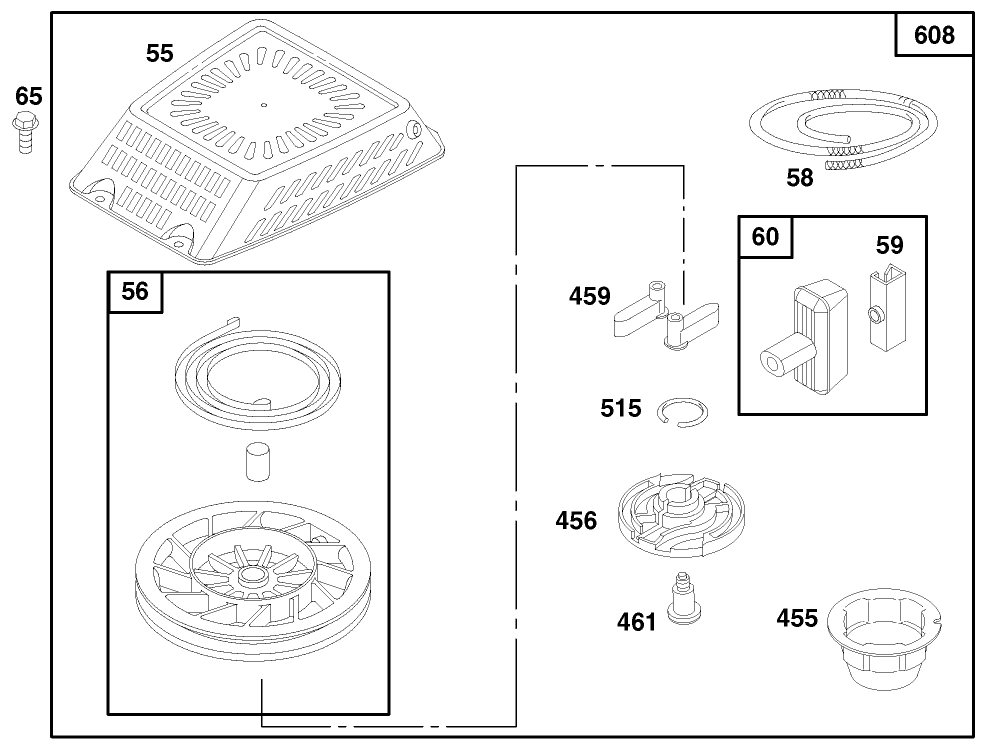 Engine Gts 150 (Model No. 20475 Only) Diagram and Parts List for 20476 6900001 - 6999999 Toro Lawn Mower