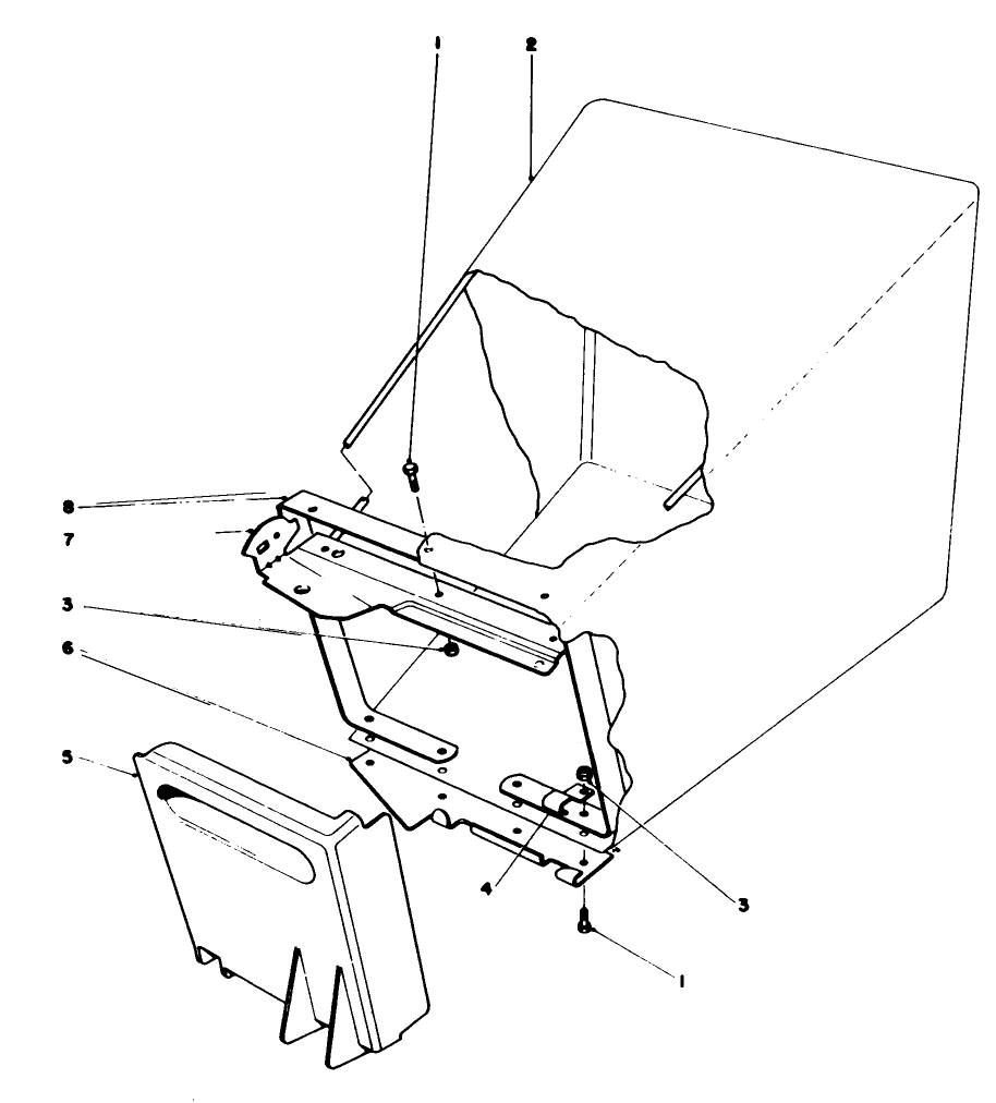 Grass Bag Assembly Diagram and Parts List for 16756 8000001 - 8999999 Toro Lawn Mower
