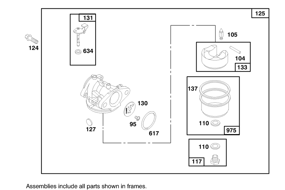 Engine Briggs & Stratton Model 12h802-0658-01 Diagram and Parts List for 20479 7900001 - 7999999 Toro Lawn Mower