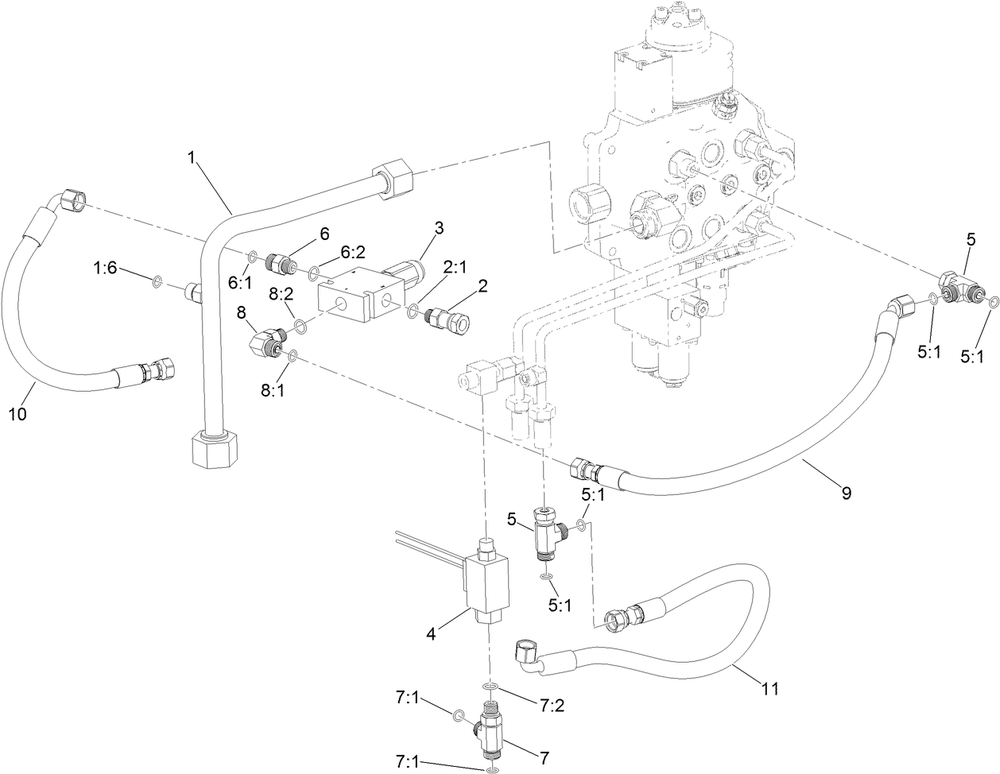 Pressure Switch Kit Assembly No. 139-4870 Diagram and Parts List for 139-4870 400000000 - 999999999 Toro Lawn Tractor Accessories