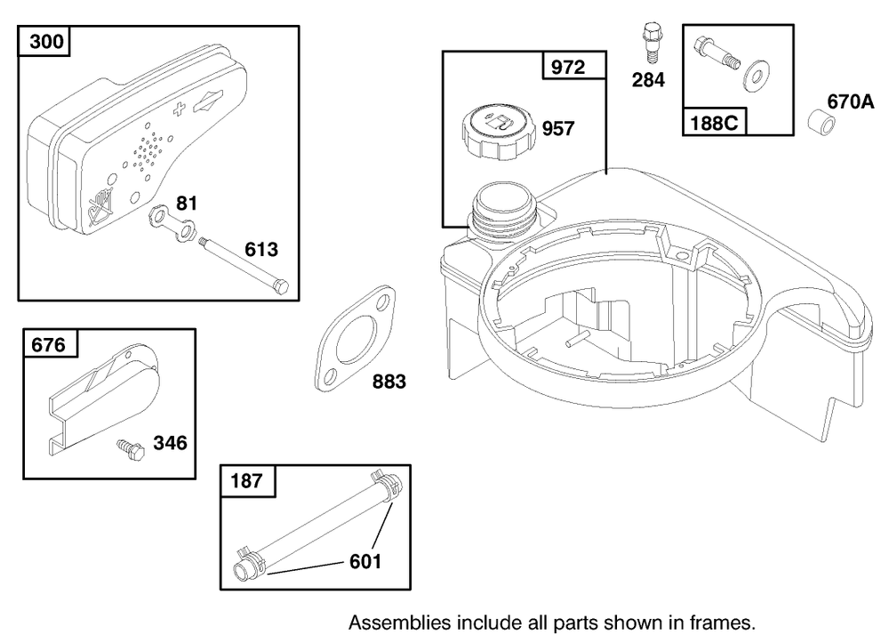 Engine Briggs & Stratton Model 12f802-1750-A1 Diagram and Parts List for 20445 7900001 - 7999999 Toro Lawn Mower