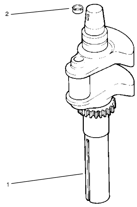Crankshaft Diagram and Parts List for 72102 7900001 - 7999999 Toro Lawn Tractor