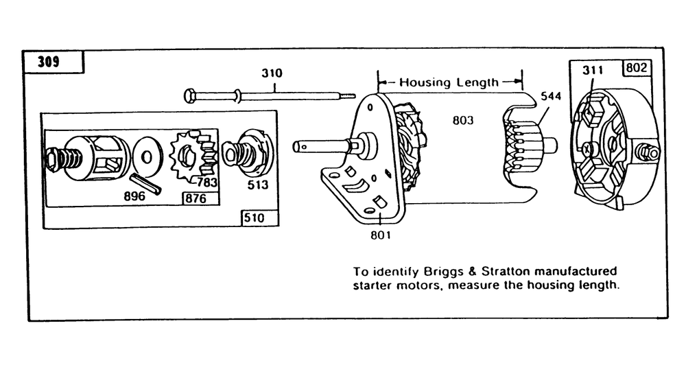 Engine Briggs & Stratton Model 253707-0157-01 Diagram and Parts List for 57360 7000001 - 7999999 Toro Lawn Tractor