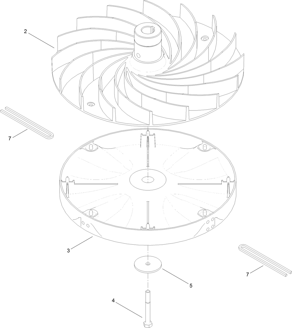 Cutting Assembly Diagram and Parts List for 2615 315000001 - 315999999 Toro Lawn Tractor Accessories