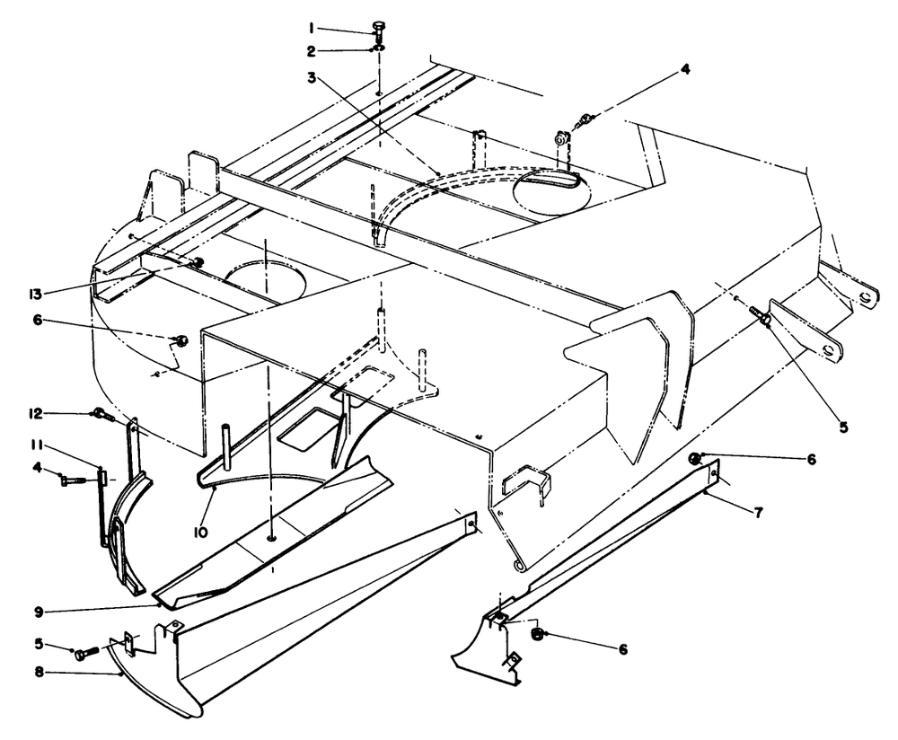 62" Blower Kit Model 30503 (Optional)(Continued) Diagram and Parts List for 30798 0000001 - 0999999 Toro Lawn Tractor