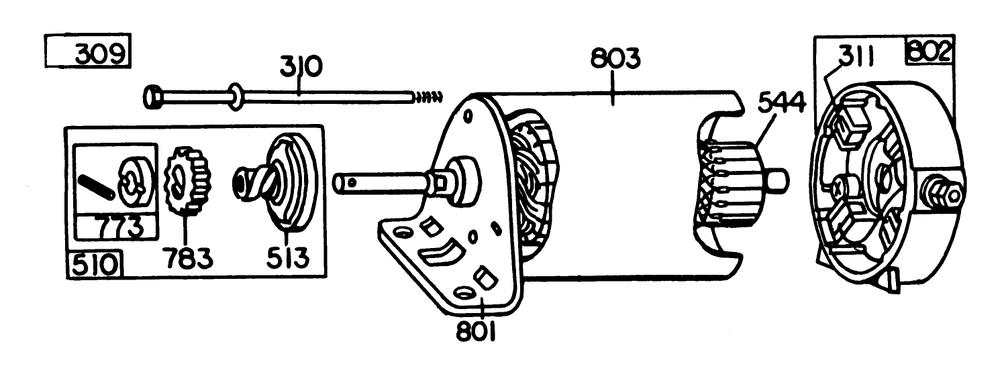 Briggs & Stratton Model 252707-0223-01, Engine Briggs & Stratton Model 252707-0177-01 (Model 57360) Diagram and Parts List for 57300 1000001 - 1999999 Toro Lawn Tractor