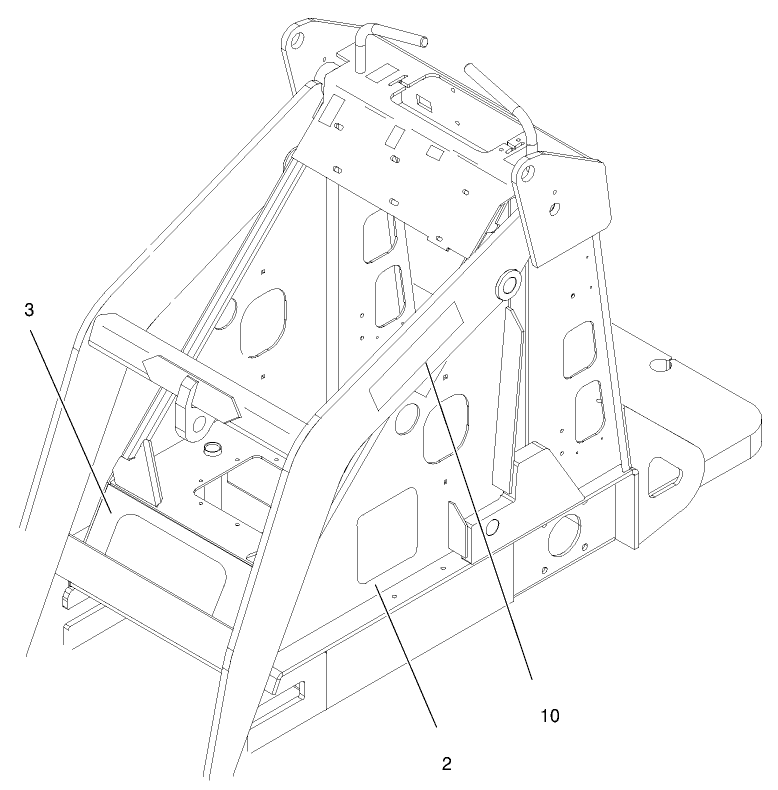 Decal Locations Diagram and Parts List for 22304 900001 - 990001 Toro Lawn Tractor Accessories