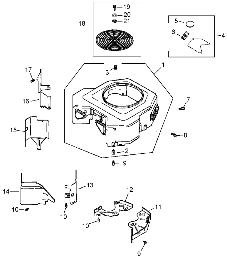 Lower Housing Assembly Diagram and Parts List for 74414 (260000001-260999999)(2006) Toro Lawn Mower