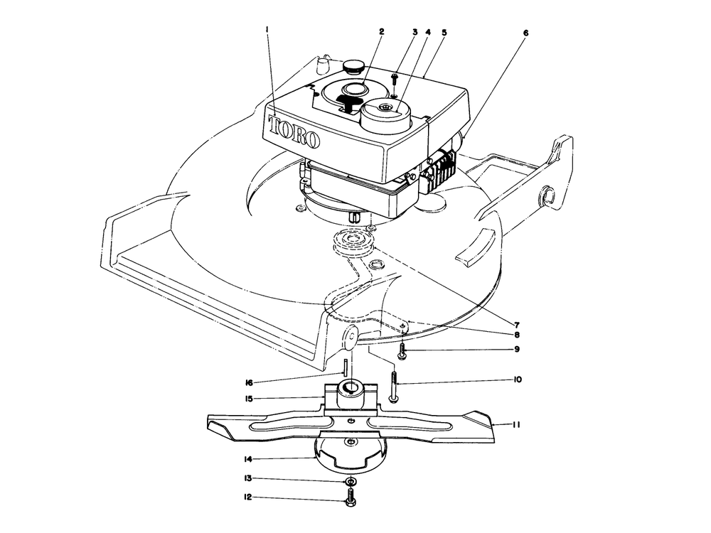 Engine Assembly Diagram and Parts List for 20785 9000001 - 9999999 Toro Lawn Mower